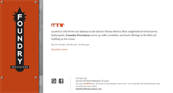 Desktop Screenshot of foundryprovisions.com